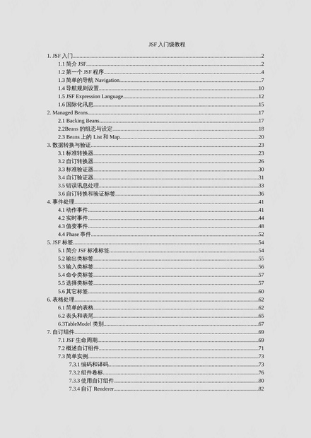 JSF入门级教程图片