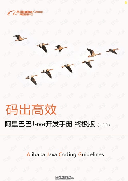 阿里巴巴Java开发手册（终极版）.pdf图片