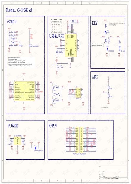 ESP8266Nodemcu原理图.pdf图片